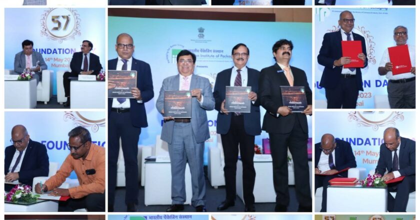 Historical MOUs signed on Indian Institute of Packaging (IIP) 57th Foundation Day; Inspired by Hon Min Piyush Goel