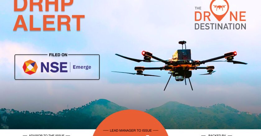 Drone Destination – India’s largest Drone Training Organization and a leading Drone-as-a-Service company sets course for Growth, Files DRHP with NSE Emerge