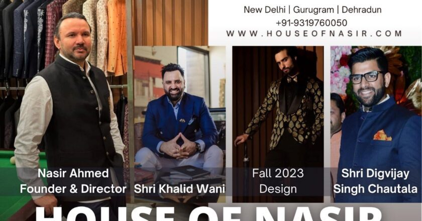 Celebrated Fashion Maestro Nasir Ahmed Redefines Luxury Menswear with Timeless Elegance and Contemporary Flair