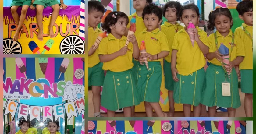 Makoons Play School Spreads a Wave of Sweet Indulgence on World Ice-Cream Day