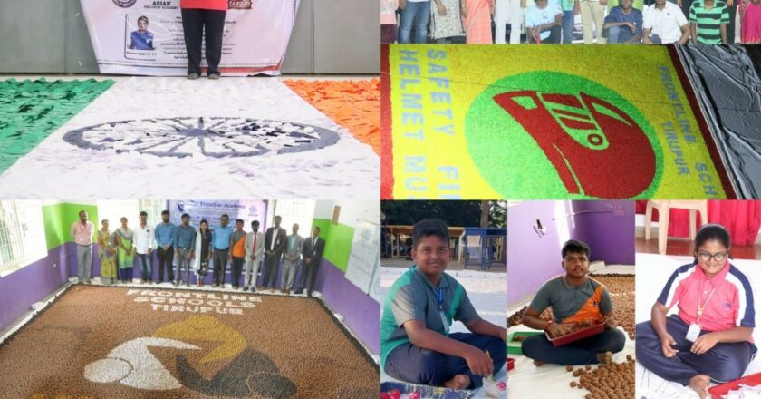 Frontline School Students Make Record-Breaking Artworks, Inspiring Unity, Peace, and Environmental Conservation