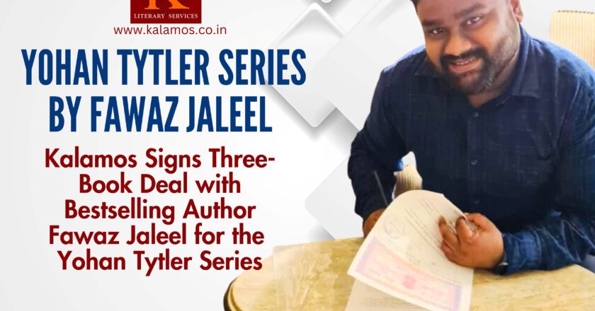 Delhi-based Publishing House Kalamos Inks Three-Book Deal with Indian Thriller Author Fawaz Jaleel for the Yohan Tytler Series