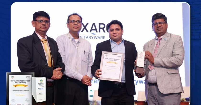 Texaro Sanitaryware Awarded ‘Fastest Growing Brand in Indian Sanitaryware Industry’ by WASME, Reinforces Commitment to Innovation and Quality