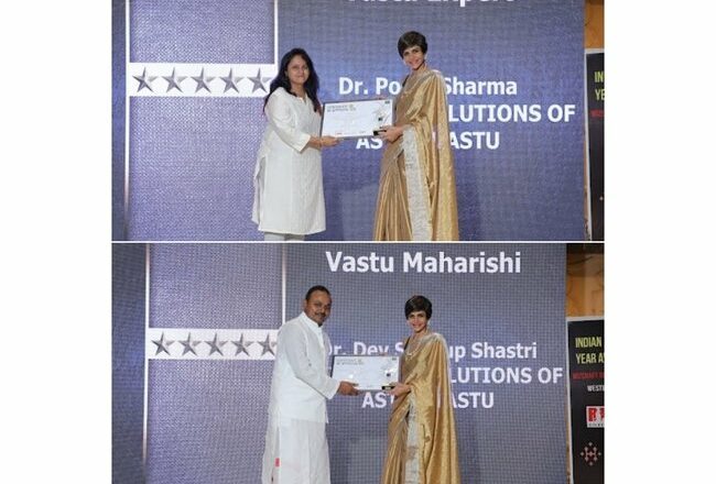 Renowned Vedic Scholars, Dr. Dev Swarup Shastri and Dr. Pooja Sharma were honoured with the Best Iconic Award 2023 for Their Transformative Contributions