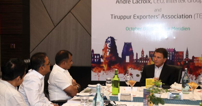 THE FUTURE OF SUSTAINABILITY IS NOW: Intertek CEO top-to-top meeting with knitwear industry leaders in Tiruppur