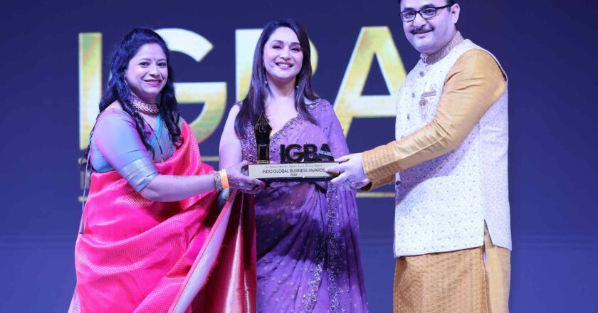 Parmanu Defence Academy Triumphs as Best Defence Academy in North India, Honored by Padma Shri Madhuri Dixit