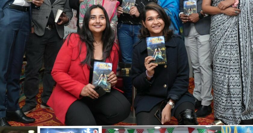 Indra: The First of the Aryas published by NuVoice and globally distributed by Simon & Schuster India Book Launch with Author Abhiveer Soni and Chief Guest Kevin Missal