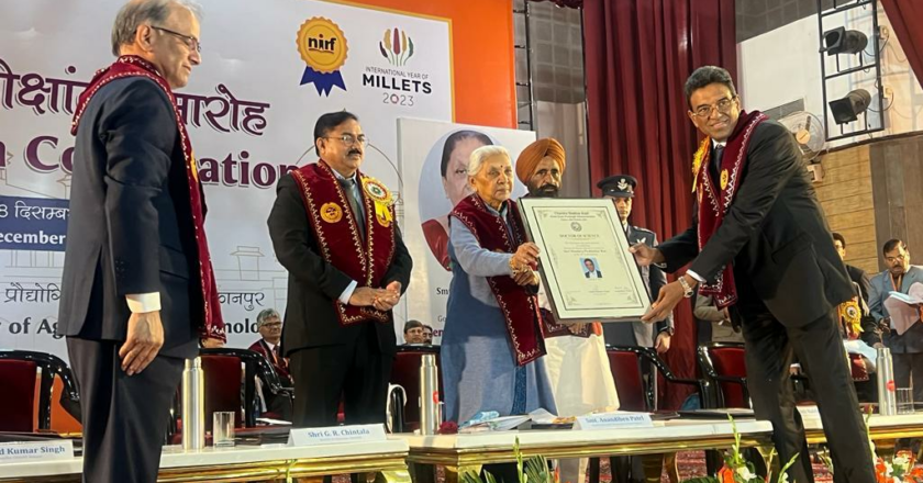 NSL Group Chairman Mandava Prabhakar Rao conferred with Honorary Doctorate 
