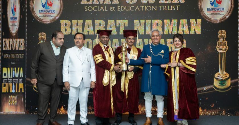 Empower Social and Education Trust Honours Mr. Vilas Anant Kanskar’s Contributions with the Bharat Nirmiti Yogdan Award 2024