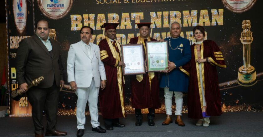 Dr. Yogesh More’s Contributions Gets Recognized By Empower Social and Education Trust with the Bharat Nirmiti Yogdan Award 2024