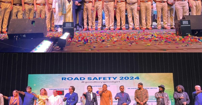 Ravi Gaikwad,RTO THANE ,DM FOUNDATION,BRAMHAKUMARIS work towards campaign of Road Safety.