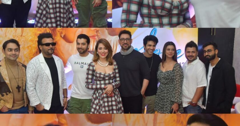 Arlin Maitra, Sharad Malhotra, Altamash Faridi at Omcar Records’ Love and Latte singles launch