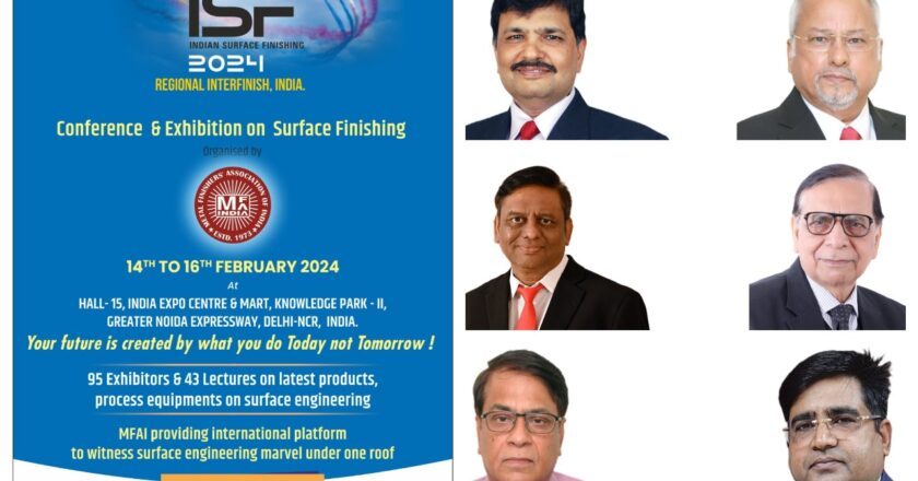 Indian Surface Finishing 2024 is approaching in Greater Noida