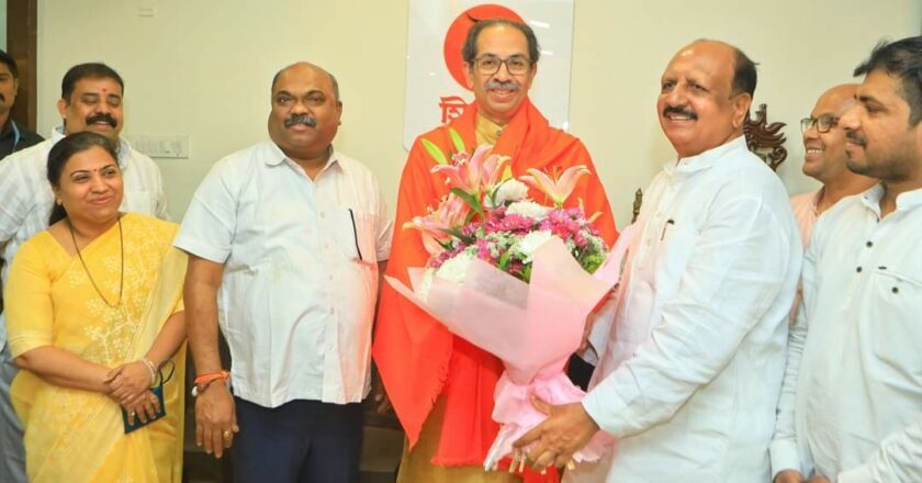 Senior leader of BJP Hon. Dilip Mane’s strong entry in to Shiv Sena Uddhav Balasaheb Thackeray’s party.
