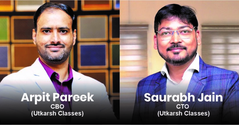 Utkarsh Classes promotes Arpit Pareek as CBO; and Saurabh Jain as CTO 