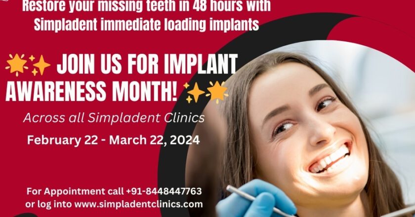 Simpladent Celebrates Dental Implant Awareness Month: Restoring Smiles in 48 Hours
