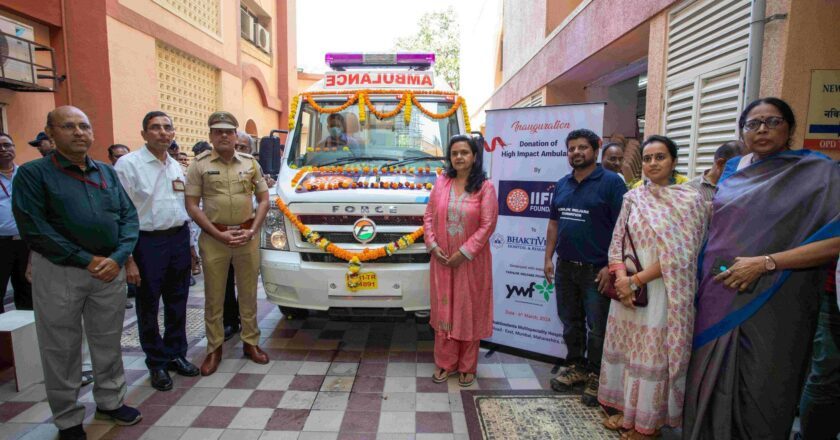 IIFL Foundation & Yashlok Welfare Foundation Partner with Bhaktivedanta Hospital for Free Ambulance Service