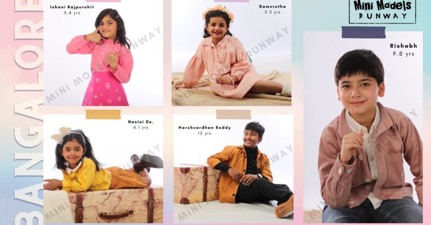 Young Talents Creating A New Age Fashion At Mini Models Runway Event 