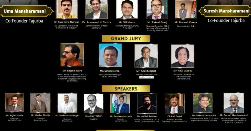 Tajurba Startup and MSME Conclave Cum Awards: A Gateway to Business Growth and Networking