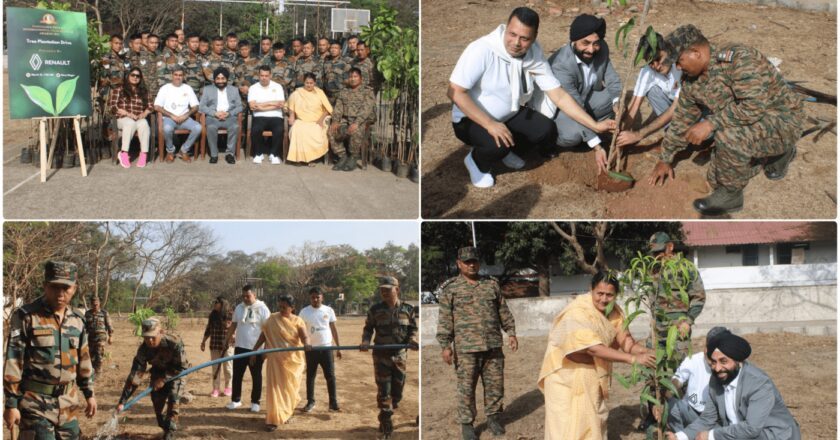 Tree Plantation Drive commenced with Indian Army by Renault India to Spread Awareness of Environmental Conservation