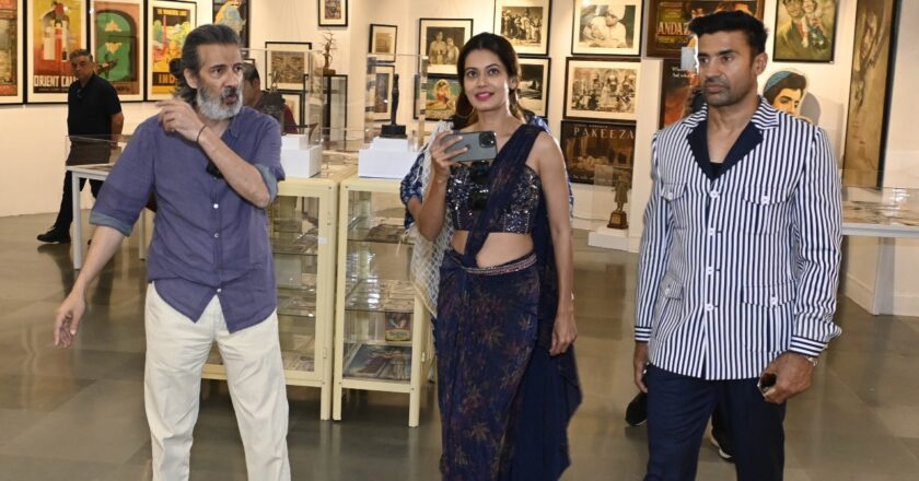 Exploring India’s Cultural Tapestry: Sangram Singh and Payal Rohatgi Marvel at Tuli Research Centre for India Studies’ Exhibition