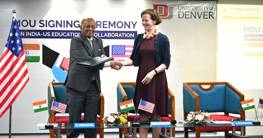 Jaipuria Group of Educational Institutions and University of Denver, USA, enter into academic collaboration