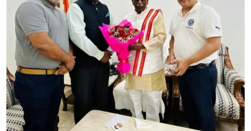 KIWANIS INTERNATIONAL INDIA TEAM MEETING WITH HONOURABLE GOVERNOR OF HARYANA SRI BANDARU DATTATREYA