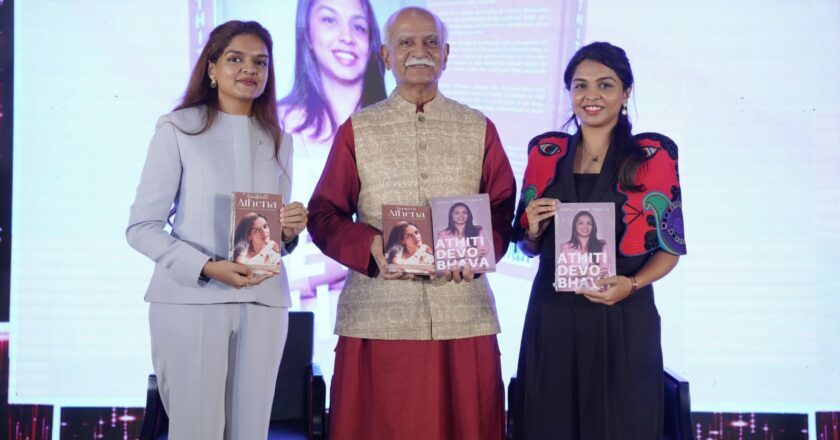 Dynamic Duo Sisters Make Literary Mark: Padmasree Dr. BVR Mohan Reddy Applauds Young Authors’ Debut Books