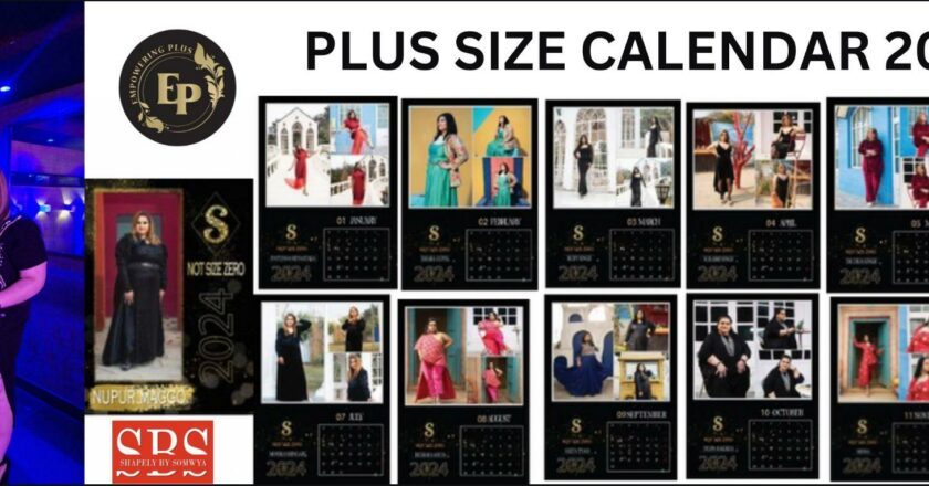 Shapely By Somwya Release Plus Size Calendar For Common Plus Size Women, National And International Influencers.
