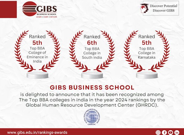 GIBS Business School Soars to New Heights with Top Rankings in 2024 GHRDC BBA Colleges Survey 