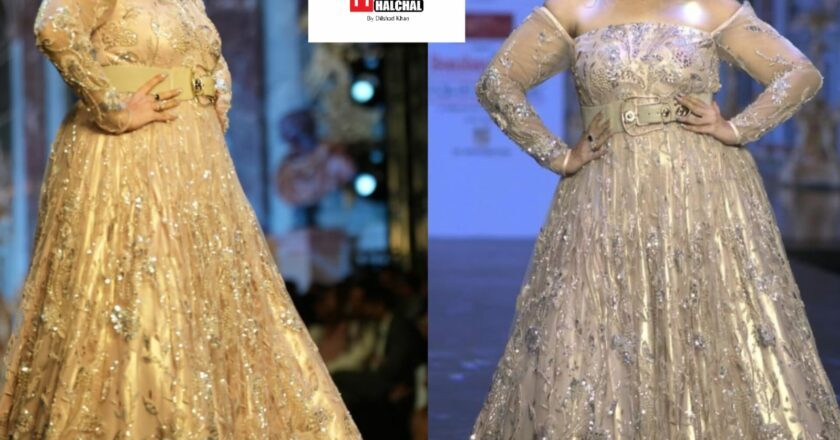 Anuja Zaveri walked the ramp for opening show at Bombay Times Fashion Week for Florian Foundation by Archunaa Jaiin and Mumbai Halchal by Dilshad Khan 
