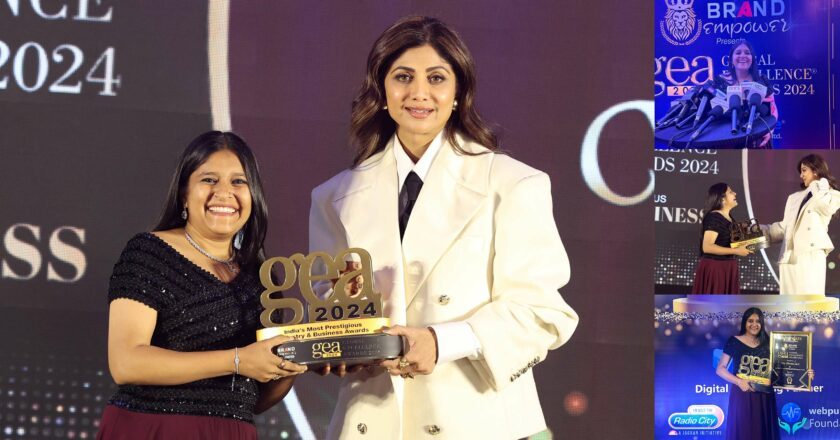 Shivani Shah Honored with Global Excellence Award 2024 for Leadership and Innovation in Education
