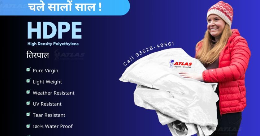 Atlas Global’s HDPE Tarpaulin: Your Shield Against Rain, Wind, Heat, and Puddle Problems! Storms? We’ve Got You Covered!