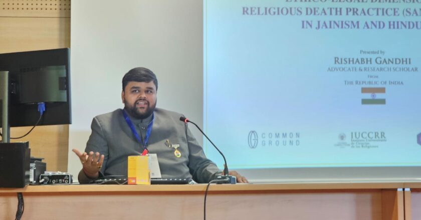 Indian Lawyer and Research Scholar Discusses Religious Death Practices at International Conference in Madrid