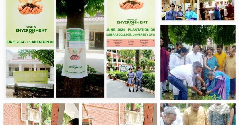 Smiling Tree, led by young Aarav & Alina Kwatra, Partners with IP College and Hansraj College for World Environment Day