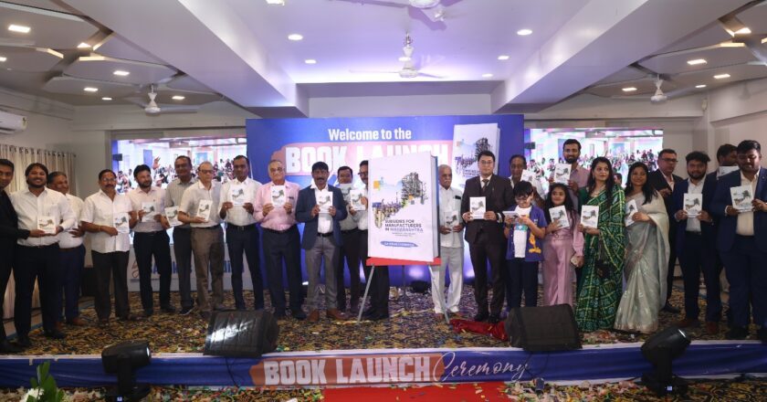 Author CA Vikas Chordiya launched his book ‘Subsidies for Manufacturers in Maharashtra’