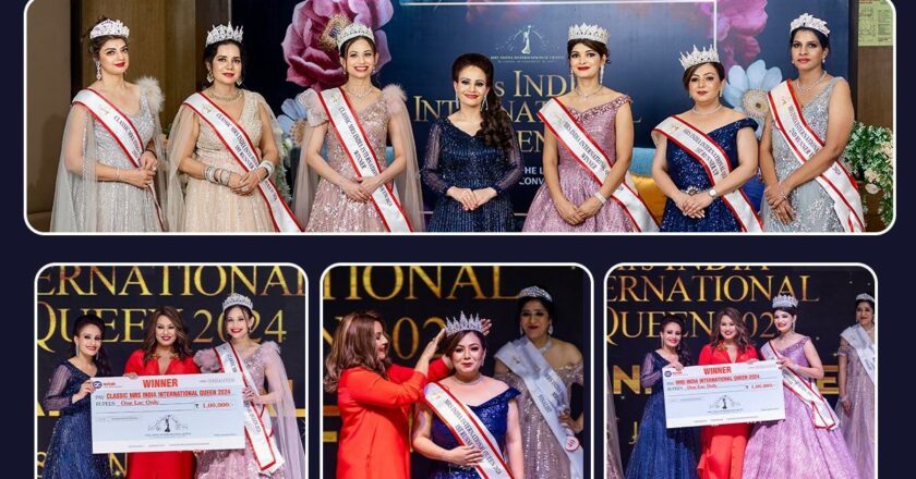 Mrs India International Queen 2024 Queens crowned and awarded by Mahima Chaudhry