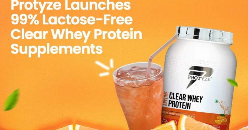 Protyze Launches 99 Percent Lactose-Free Clear Whey Protein Supplements 