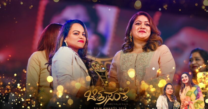 Shwetha Parthiban Honored as Best Celebrity Makeup Artist of Sandalwood by Actress Meghana Raj