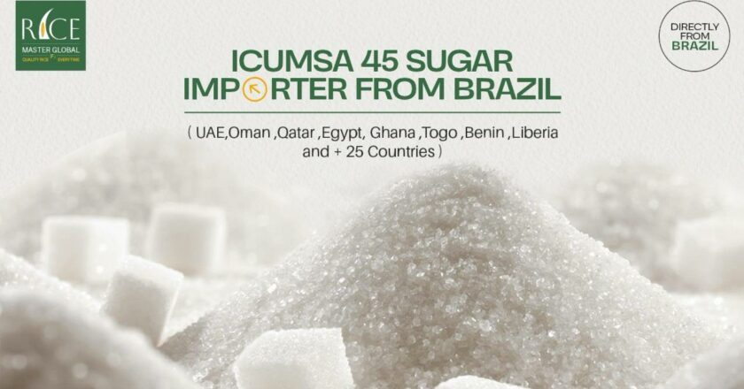 ICUMSA 45 Sugar Exporters from Brazil: Quality and reliability with Rice Master Global