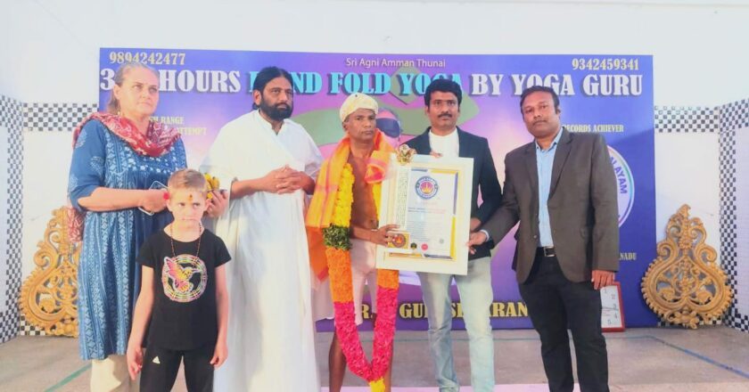 360 hours blindfold yoga entered into high range world records