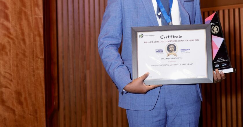 From Humble Beginnings to Literary Eminence: The Journey of Dr. Josan Ranjjith