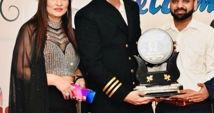 Esteemed Entrepreneur Vishal Kath Bestowed with Global Achiever’s Award by Chunky Panday