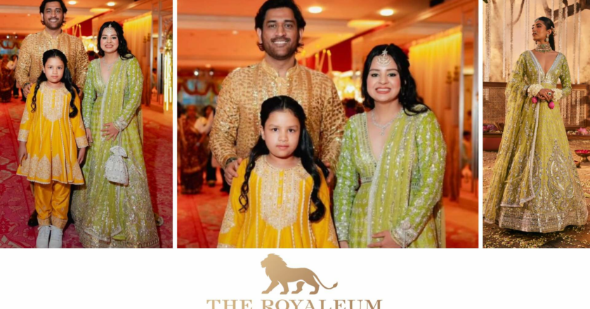 “Royaleum” Shines at Anant Ambani’s Wedding: Adorned by Mrs. Dhoni and Neeti Mohan