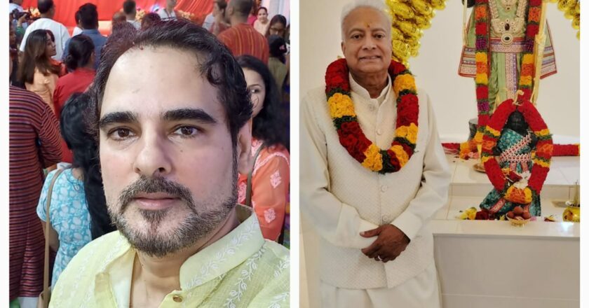 Ram Lala song Produced by Monjoy Joy Mukerji and Dr Etienne Premdani mesmerized devotees during Lord Ram Pran Prathishta at The Netherlands Sai Mandir