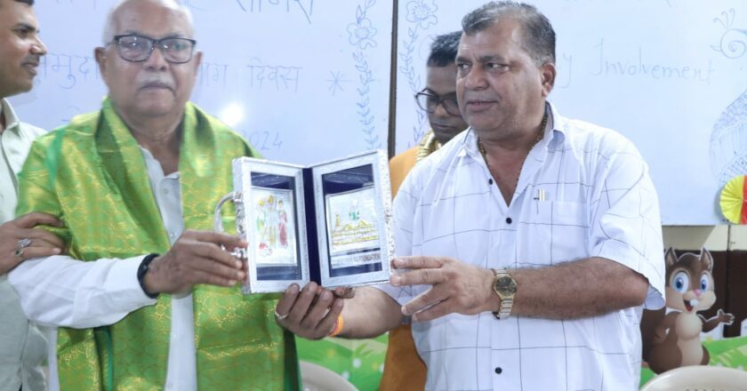 Sunflower Secondary School’s Educational Week: Social Worker Ramkumar Pal Encourages Students