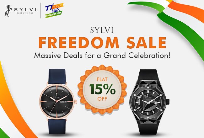 Sylvi Announces Massive Freedom Sale on Watches for Independence Day 2024!