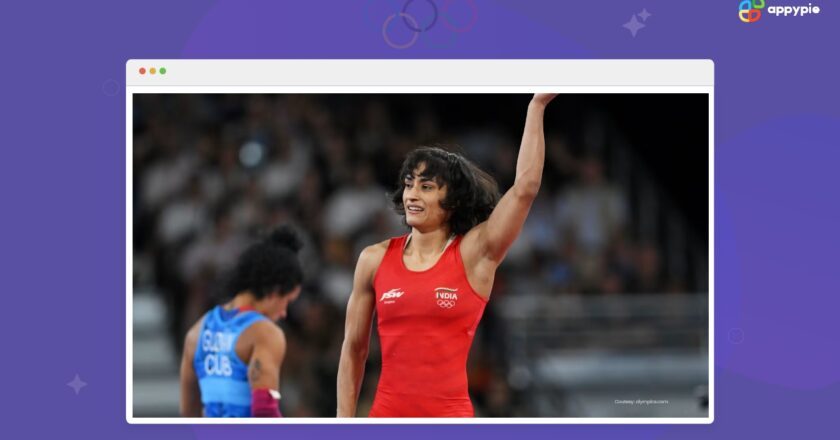 Appy Pie Announces free website, domain, and hosting for one year to celebrate Vinesh Phogat’s win at the 2024 Paris Olympics