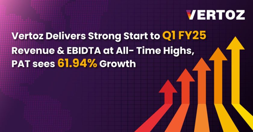 Vertoz Delivers Strong Start to Q1 FY25 Revenue and EBIDTA at All- Time Highs, PAT sees 61.94% Growth