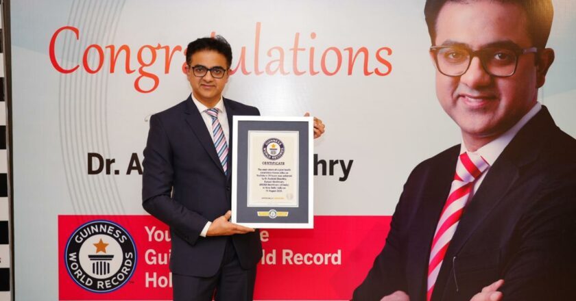 Aakash Healthcare Sets Guinness Record for Largest Digital Knee Joint Care Session in the World